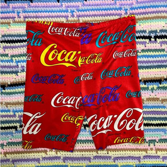 Vintage 80s Coca Cola Biker Shorts - Picture 3 of 5